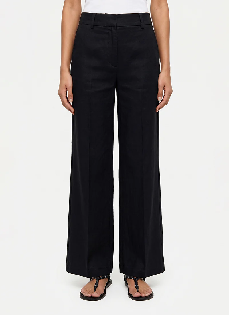 California Wide Leg Linen Pants