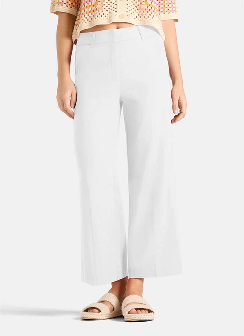 California Wide Leg Linen Pants