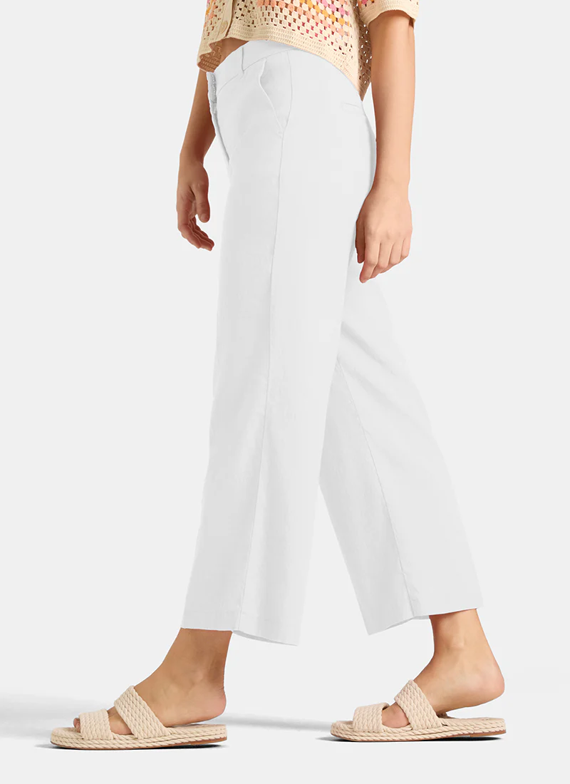 California Wide Leg Linen Pants - Image 3