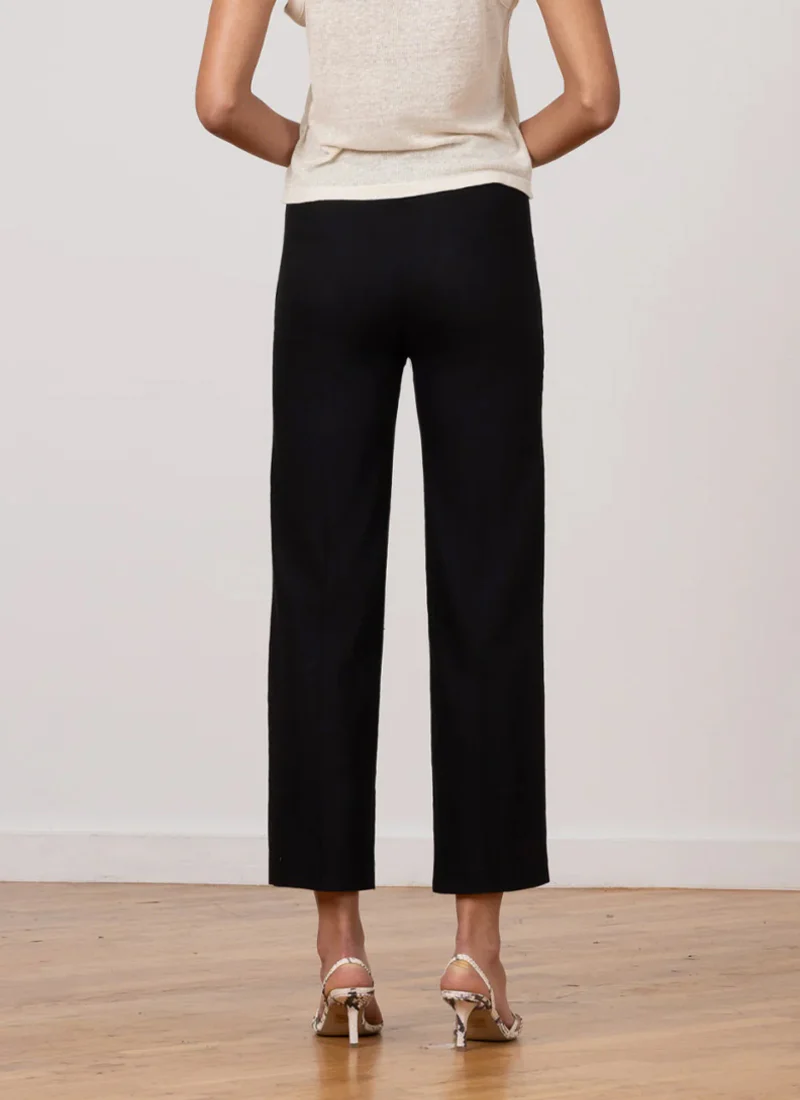 Grace Linen Wide Leg Ankle Pant - Image 2