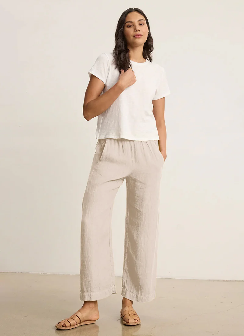 Lola Woven Linen Pant - Image 3