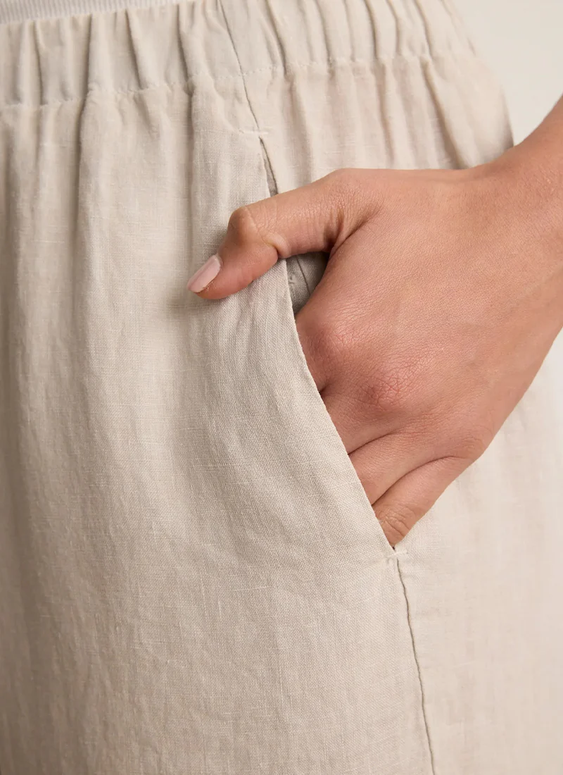 Lola Woven Linen Pant - Image 4