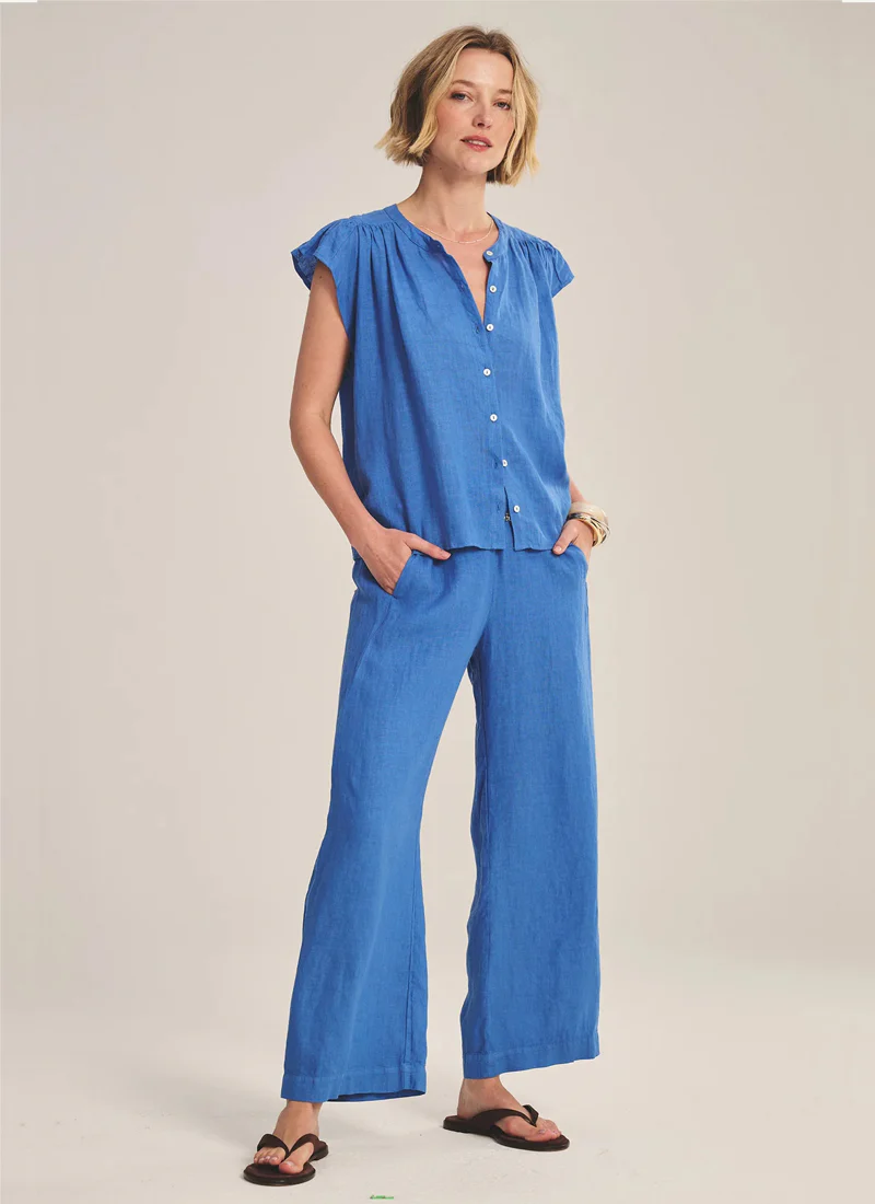 Lola Woven Linen Pant - Image 6