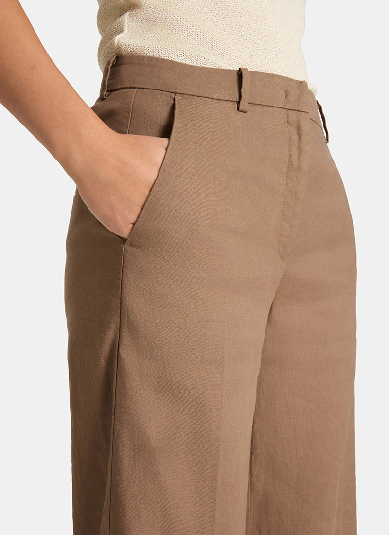 Mira A-Line Linen Pants - Image 3