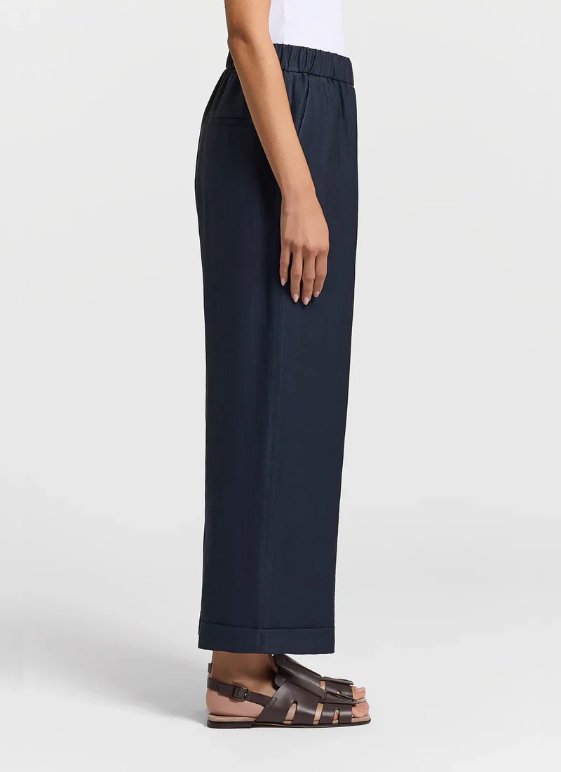 Viscose Linen Twill Trousers - Image 3