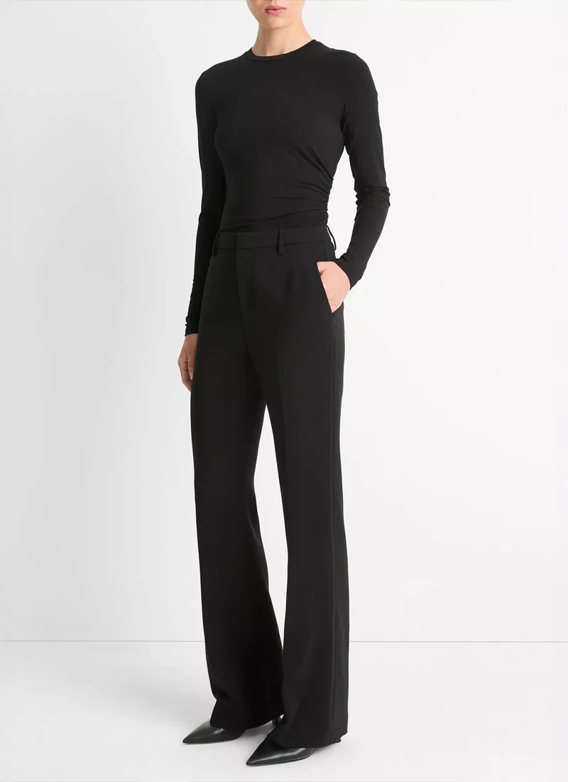 Mid Rise Tailored Flare Pant - Image 6