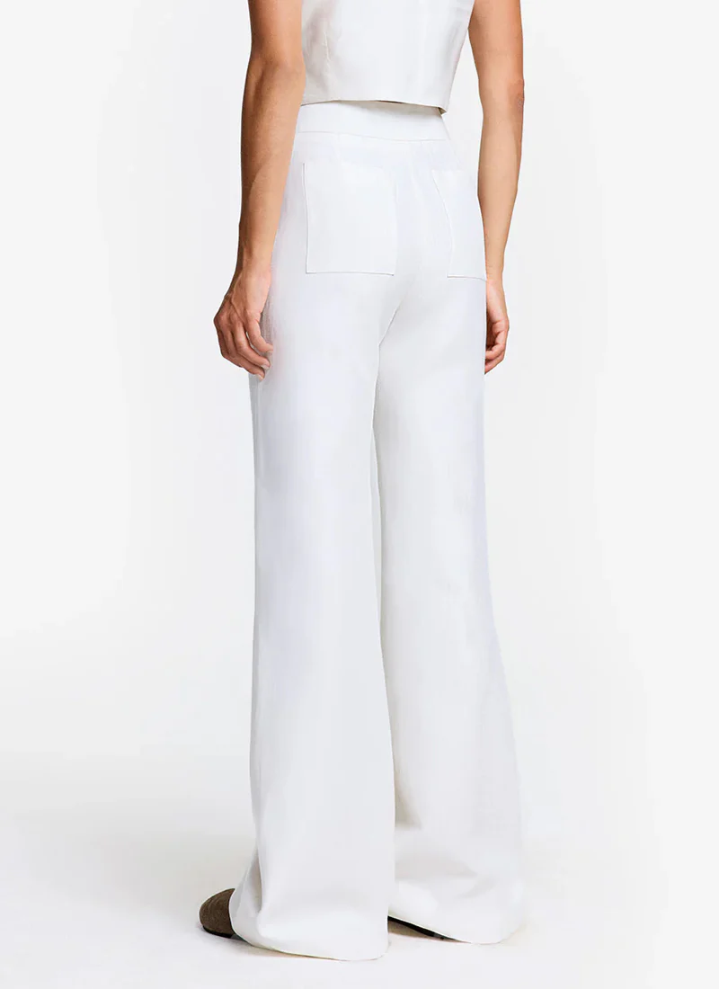 Patch Pocket Pintuck Trouser - Image 2