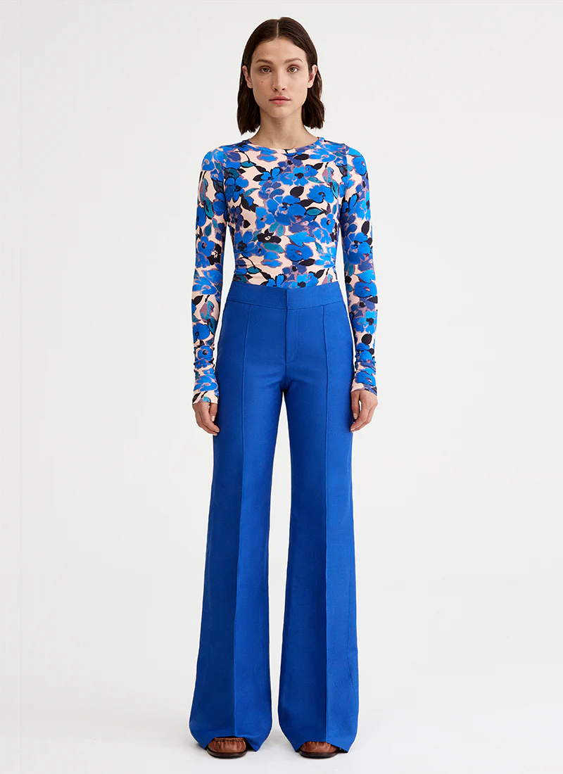 Wide Leg Pintuck Trouser - Image 3