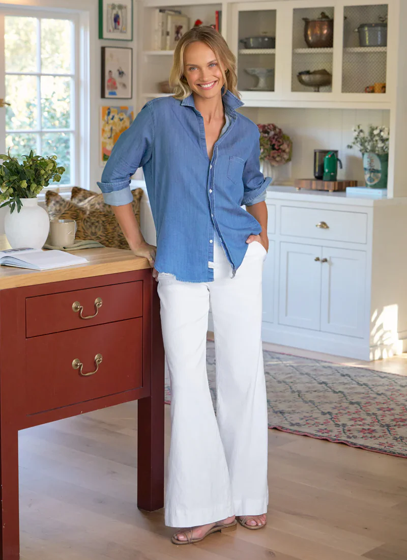West Village Wide Leg Trousers - Image 3