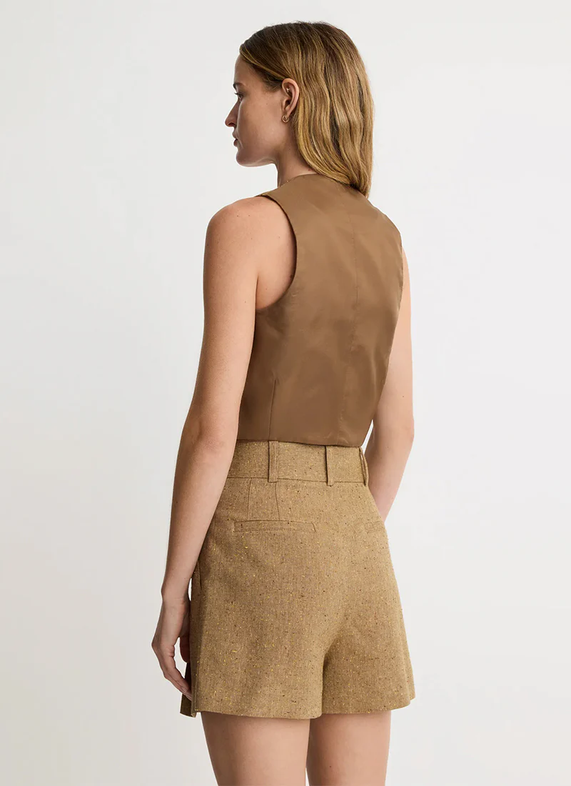 Mid Rise Pleated Shorts - Image 3