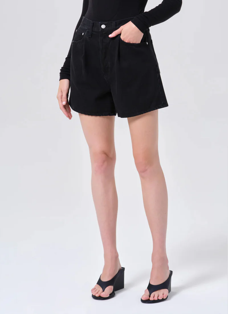 Rhoda Pleated A-Line Shorts - Image 5