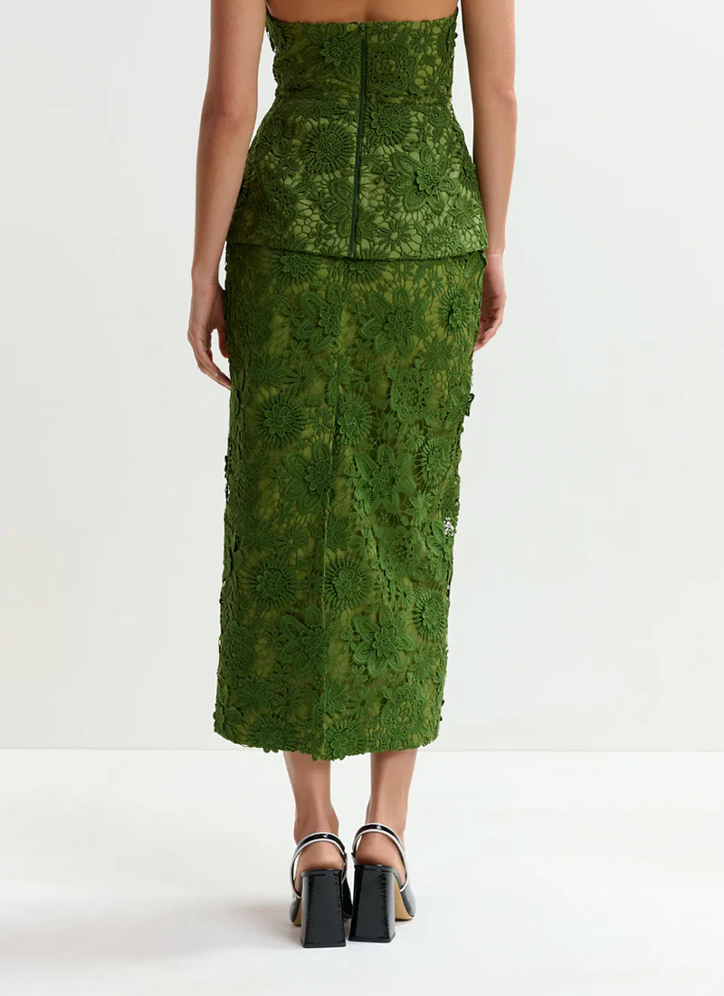 Jourget Lace Pencil Skirt - Image 2