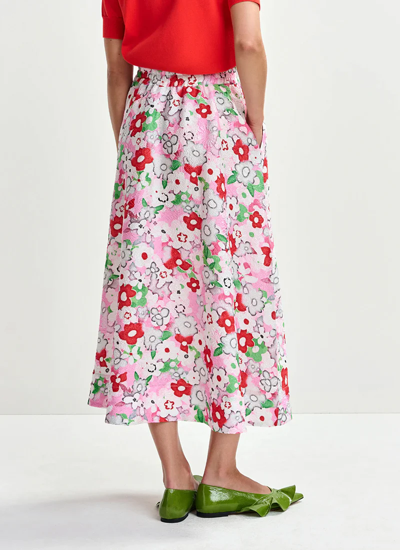 Julianne A Line Midi-skirt - Image 2