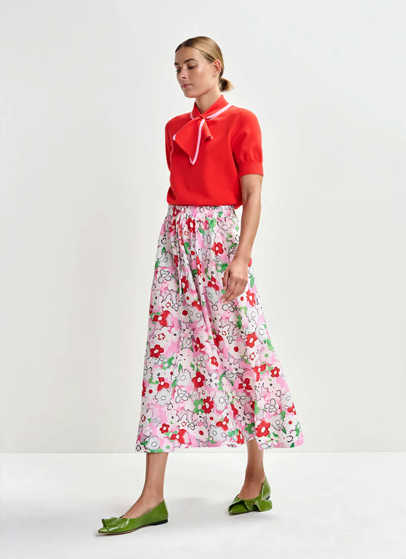 Julianne A Line Midi-skirt - Image 4