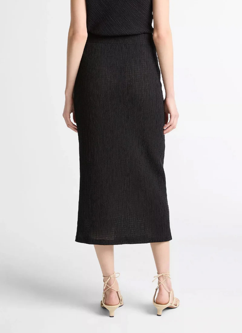 Shadow Grid Midi Skirt - Image 2