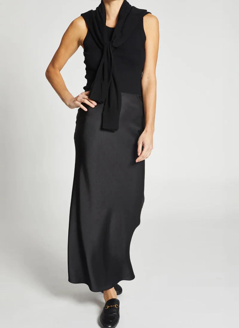 Talia Charmeuse Skirt - Image 4