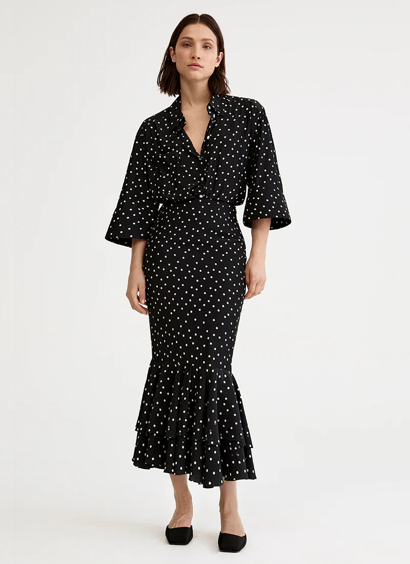 Tiered Midi Skirt - Image 3