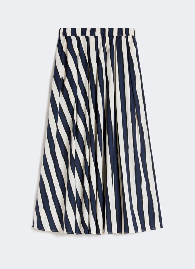 Uomo Cotton Midi Skirt - Image 4