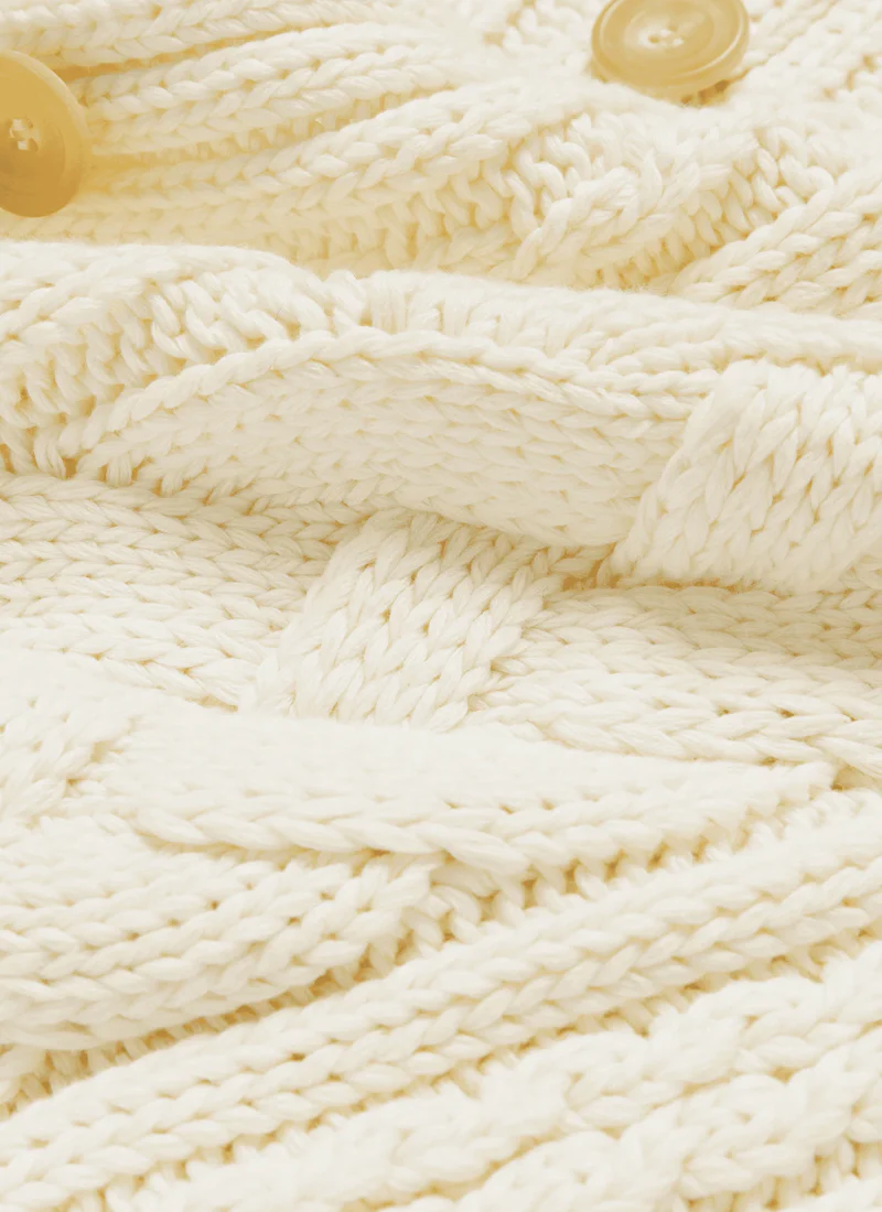 Cotswolds Cable Knit Cardigan - Image 6