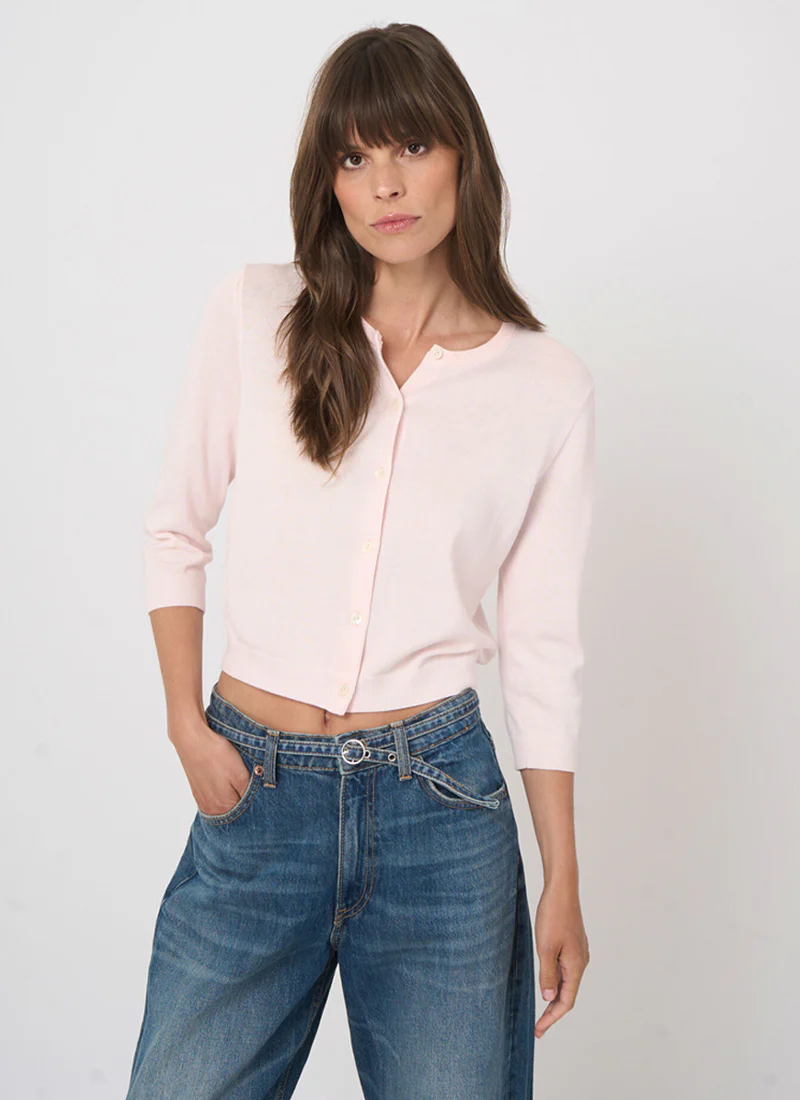 Cotton Mix Knitted Cardigan