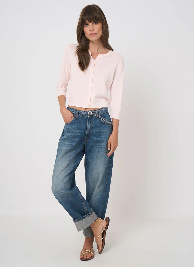 Cotton Mix Knitted Cardigan - Image 3