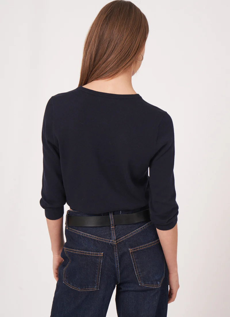 Cotton Mix Knitted Cardigan - Image 2