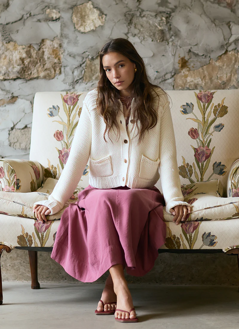 Federica Cropped Cardigan - Image 5
