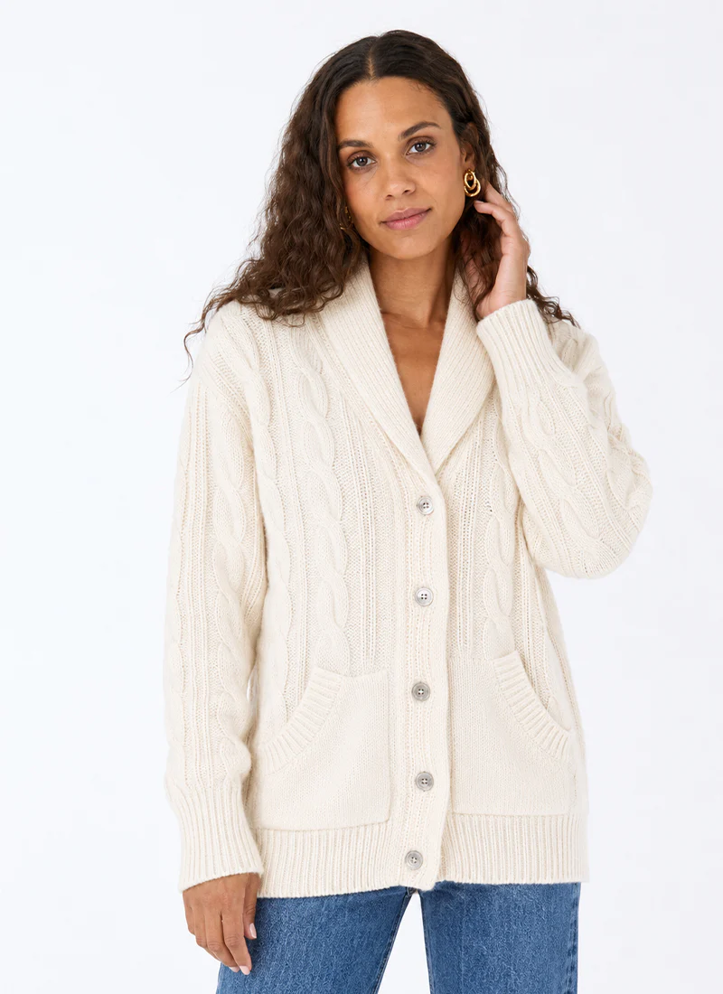 Helen Shawl Canadian Flag Cardigan