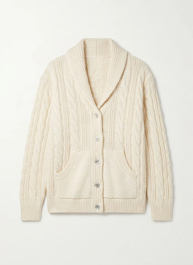 Helen Shawl Canadian Flag Cardigan - Image 3