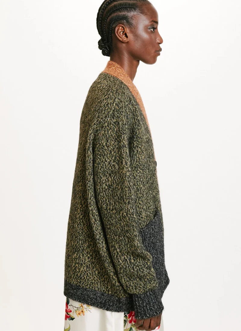 Natsu Colourblock Cardigan - Image 4