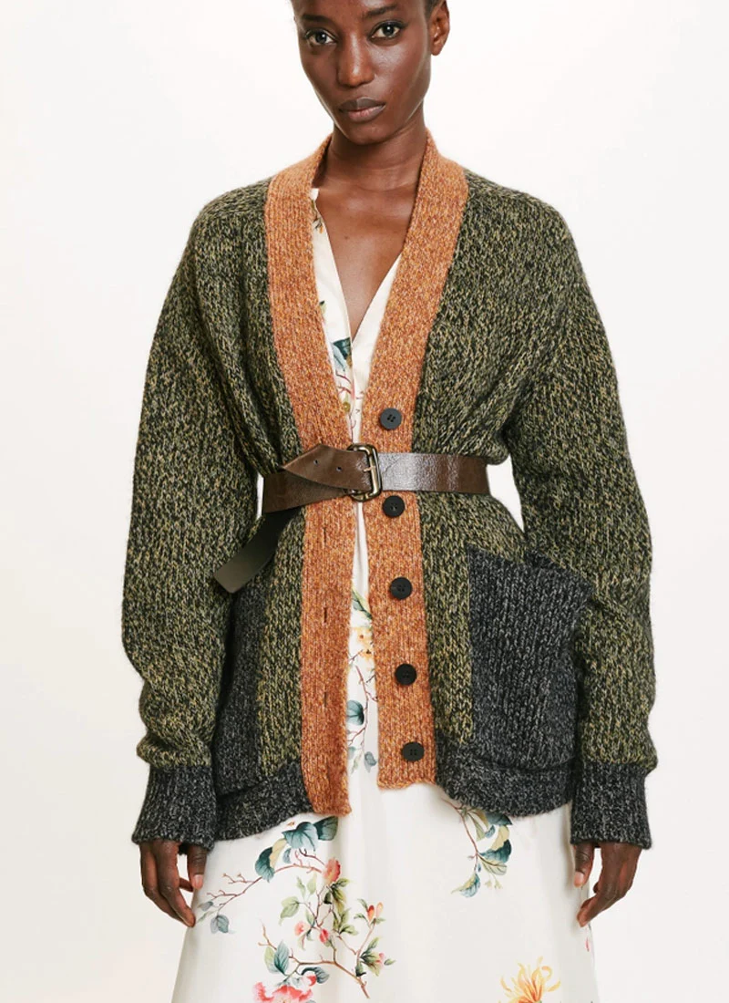 Natsu Colourblock Cardigan - Image 5