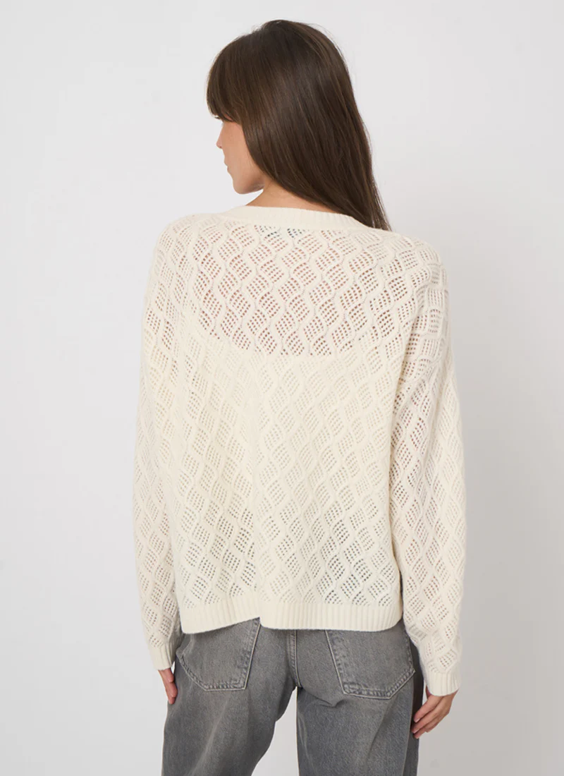Cashmere Diamond Cardigan - Image 2