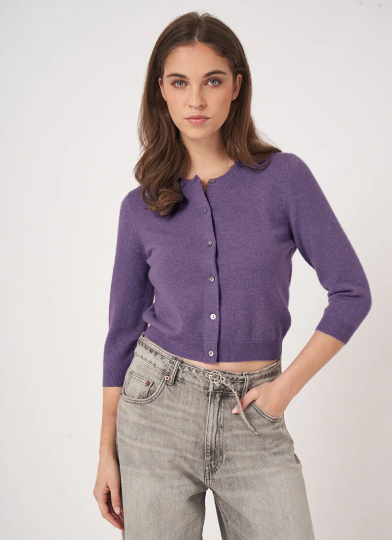 Cashmere Knitted Cardigan