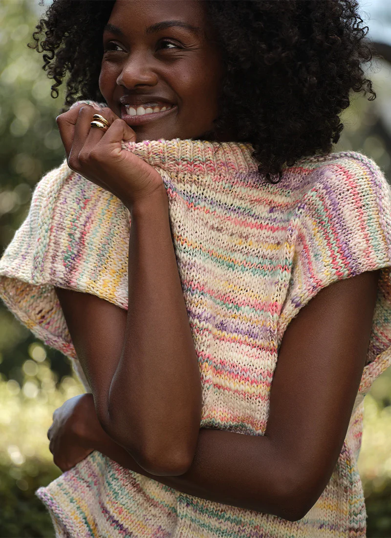 Gaia Spacedye Knit Sweater Vest - Image 2