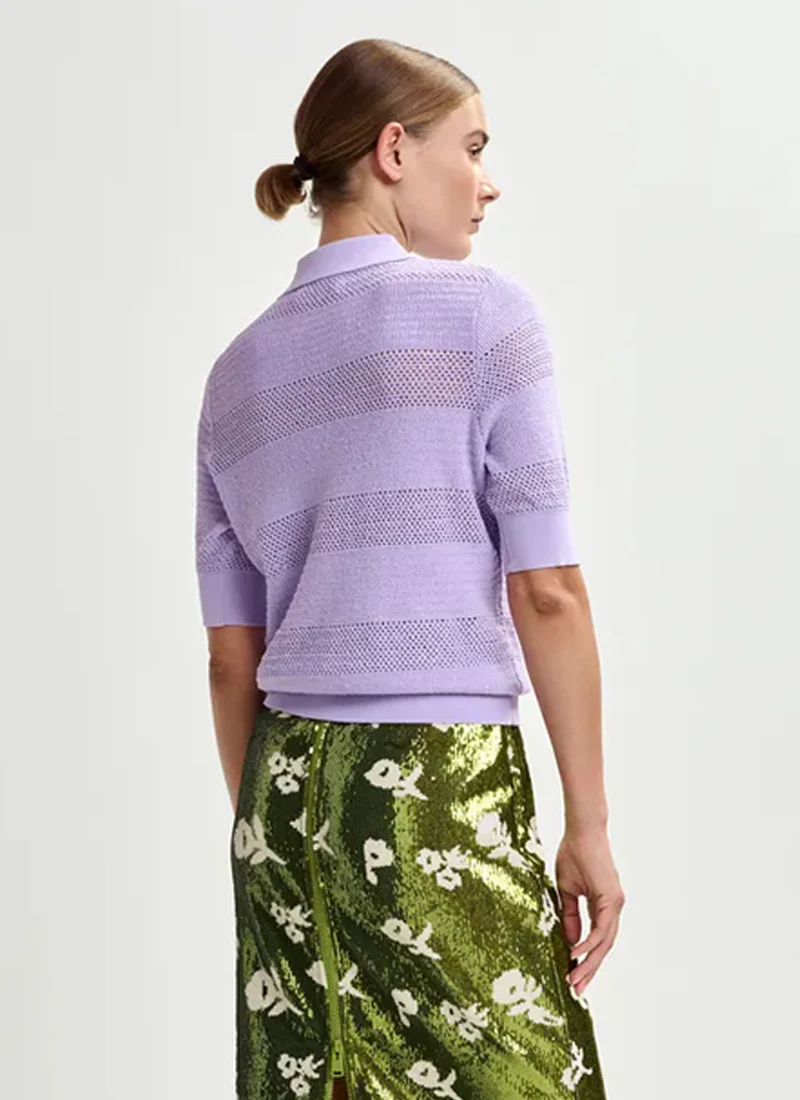 Jarts Bow-Embellished Knit Polo - Image 2