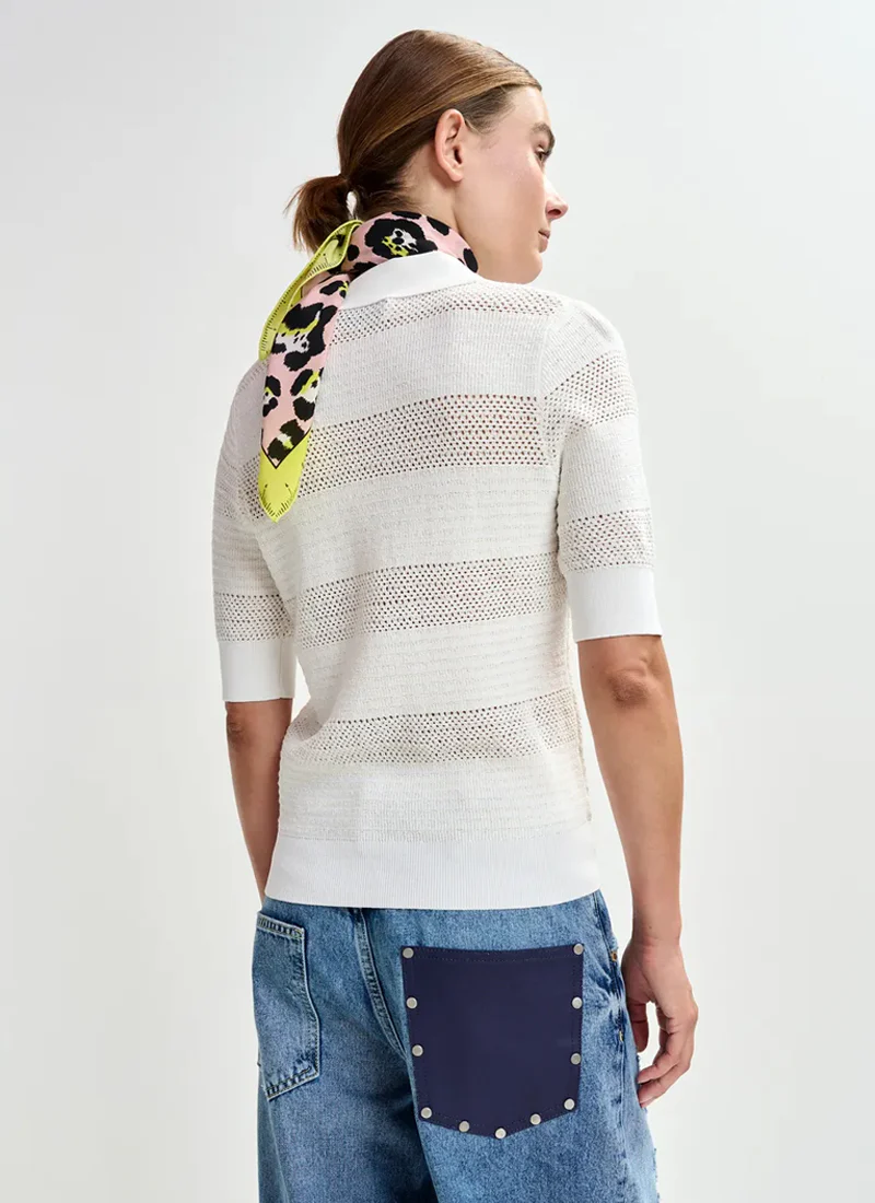 Jarts Bow-Embellished Knit Polo - Image 2