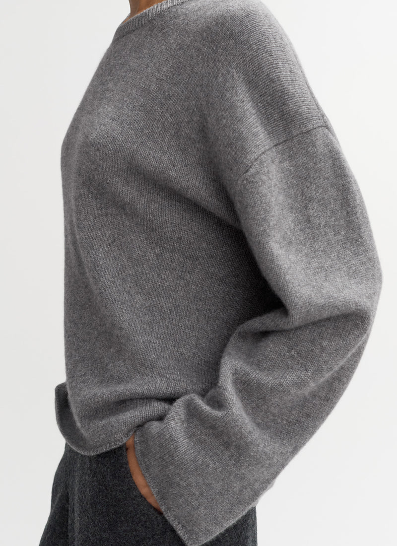 Relaxed Fit Crew Neck Sweater - Image 3