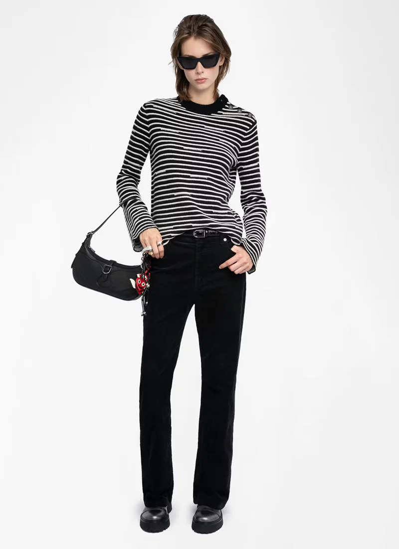 Spiky Long Sleeve Pullover - Image 6