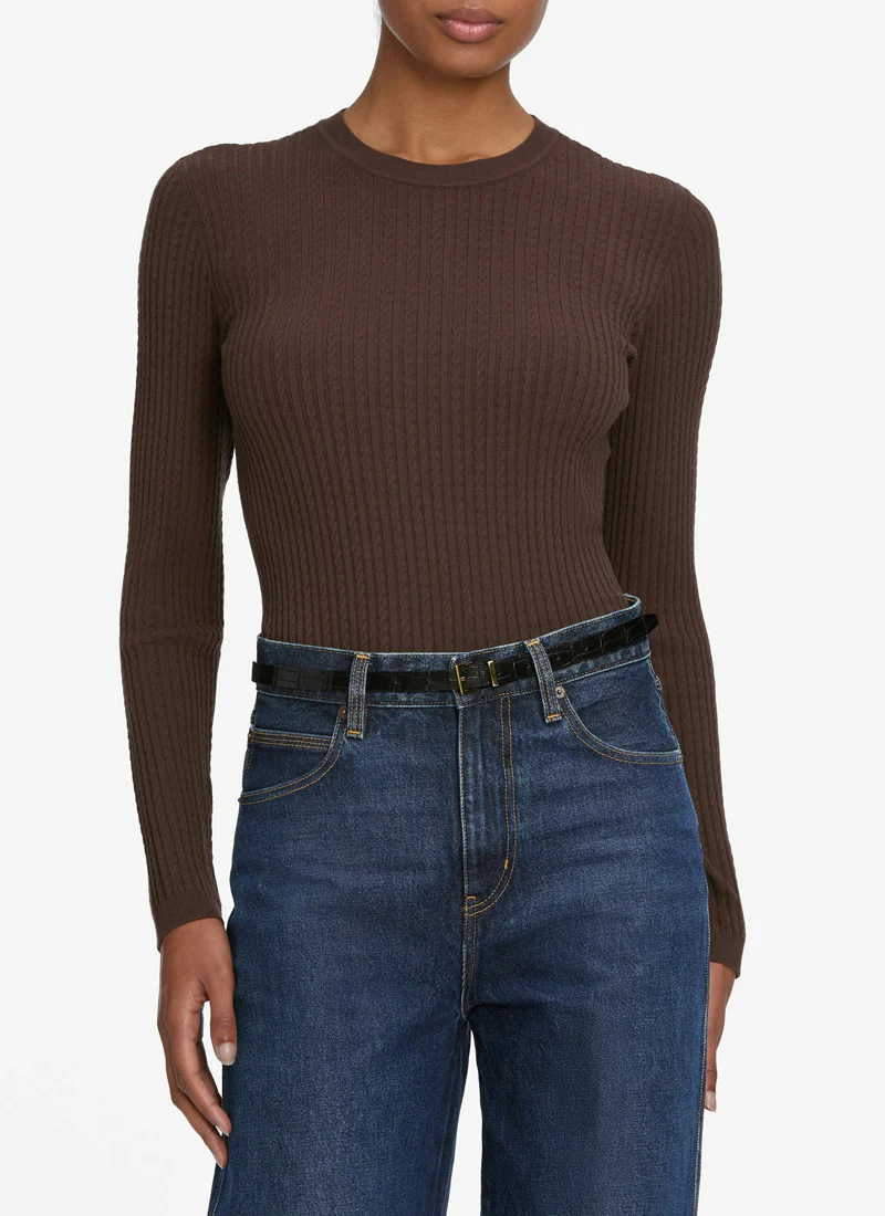 The Fine Cable Sweater