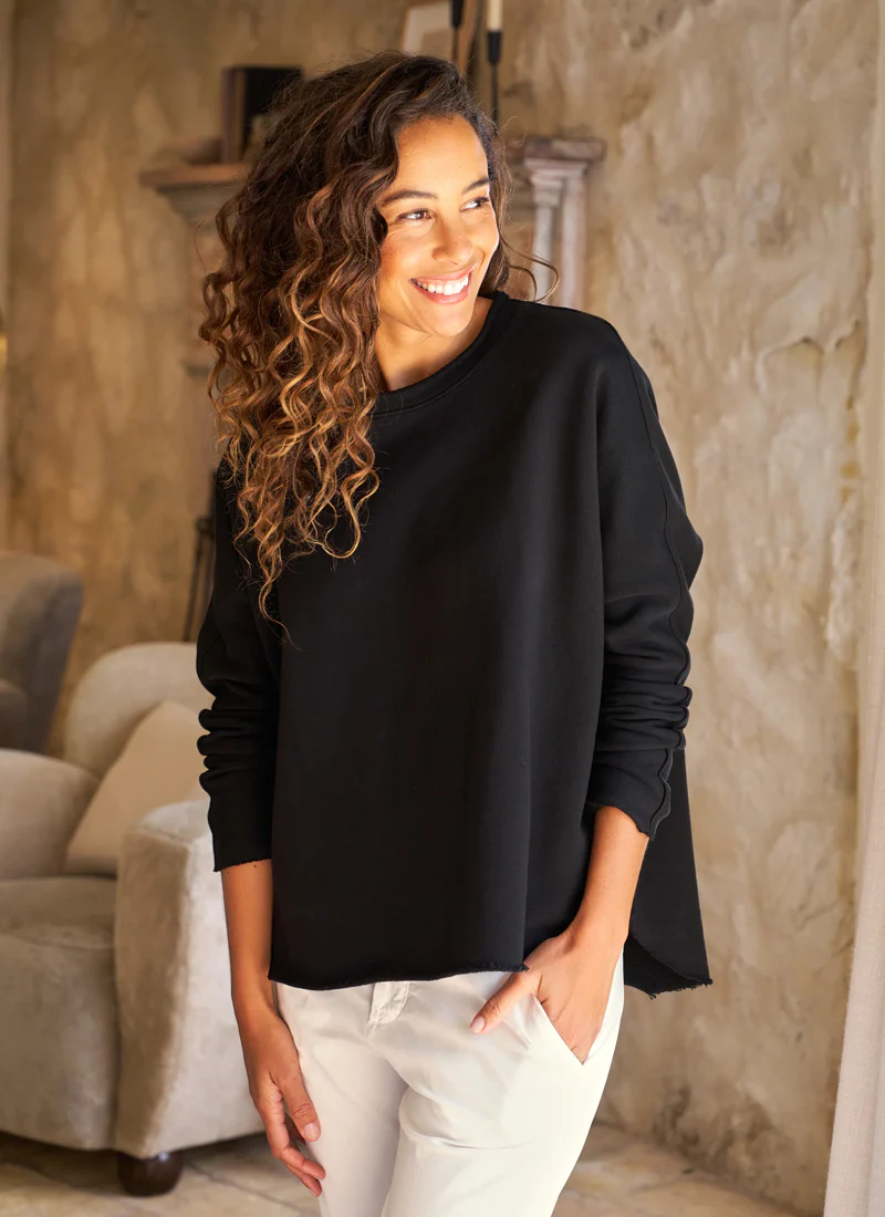 Anna Triple Fleece Long Sleeve Capelet