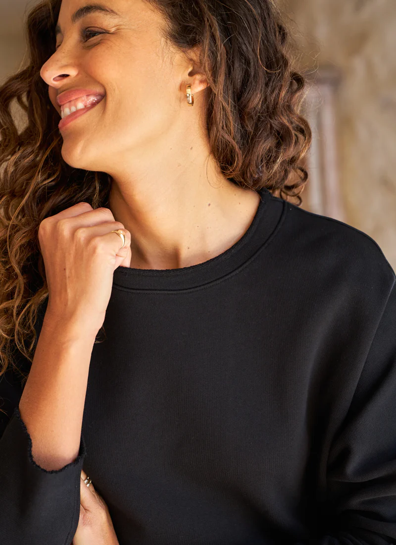 Anna Triple Fleece Long Sleeve Capelet - Image 3