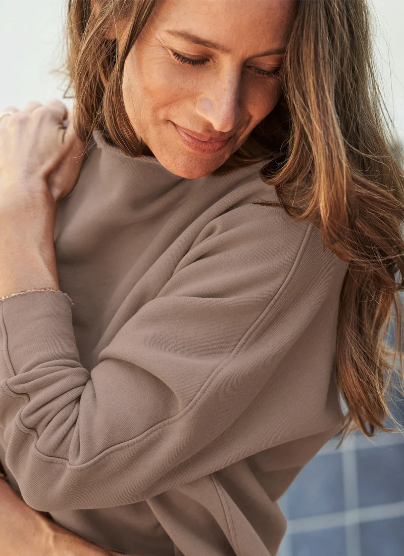 Effie Long Sleeve Funnel Neck Capelet - Image 3