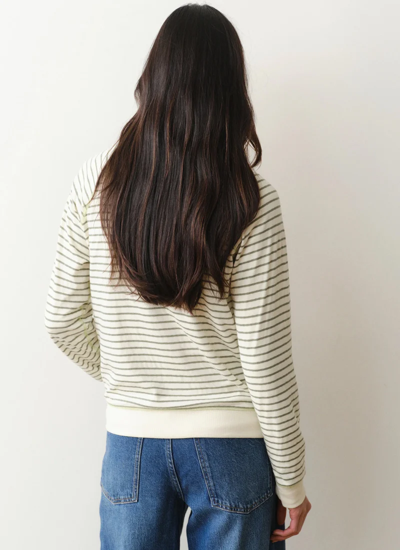Reversible Raglan Crewneck Sweatshirt - Image 2