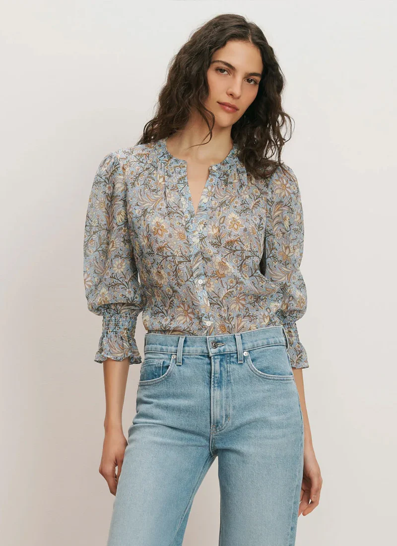 3/4 Sleeve Ashlynn Blouse