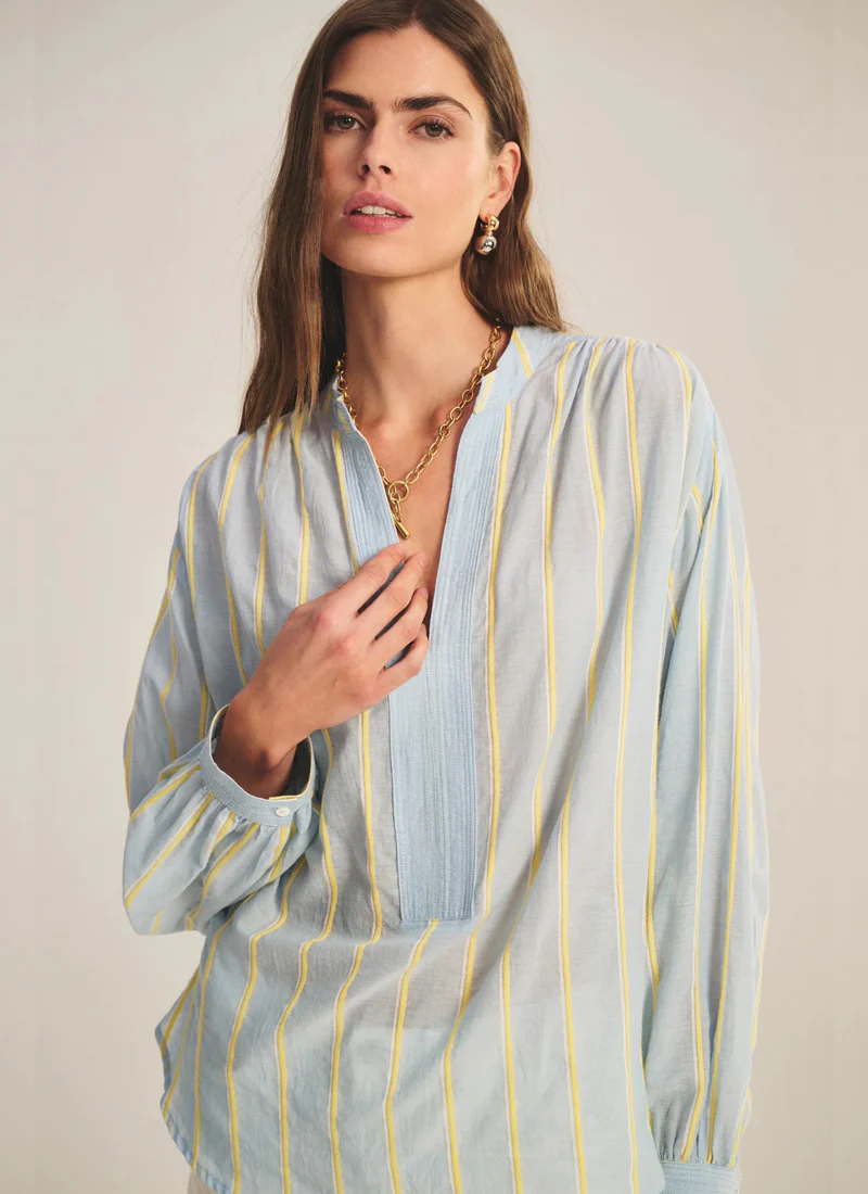 Analyn Yarn Dyed Striped Top - Image 4