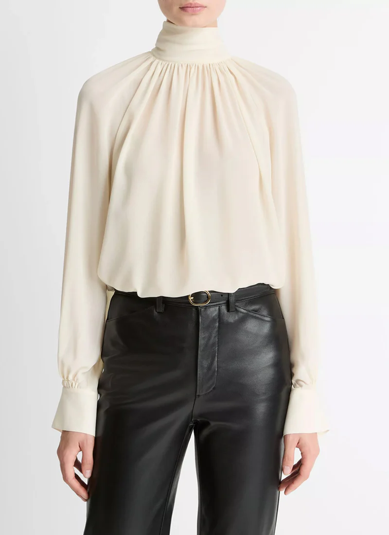 Gathered Neck Blouse
