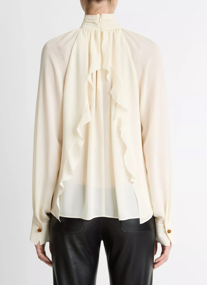 Gathered Neck Blouse - Image 2