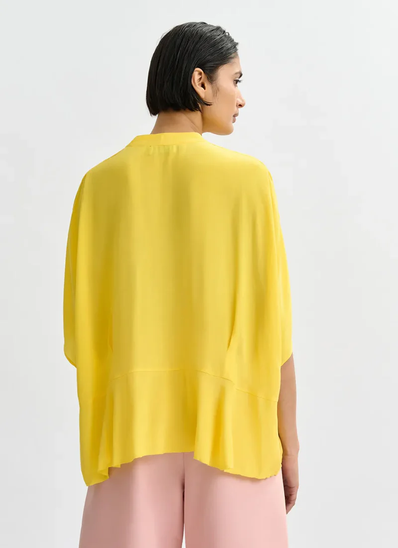 Jacaranda Ruffle  Button Down - Image 2