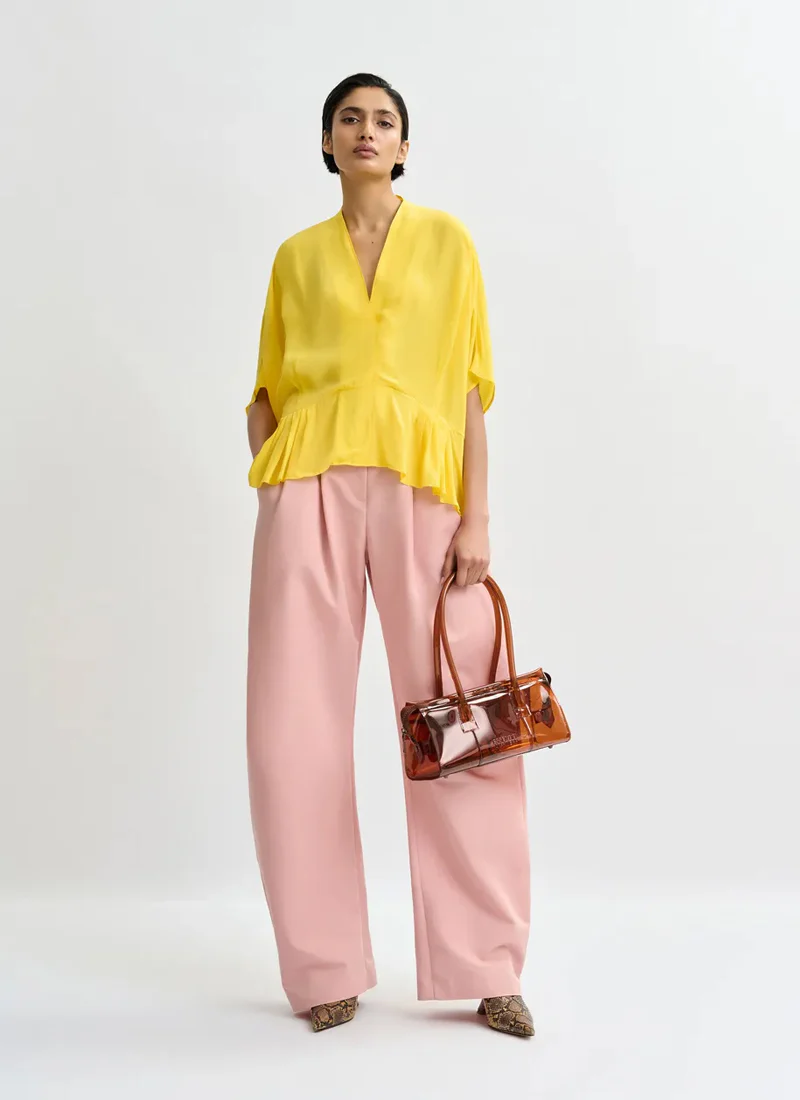 Jacaranda Ruffle  Button Down - Image 5