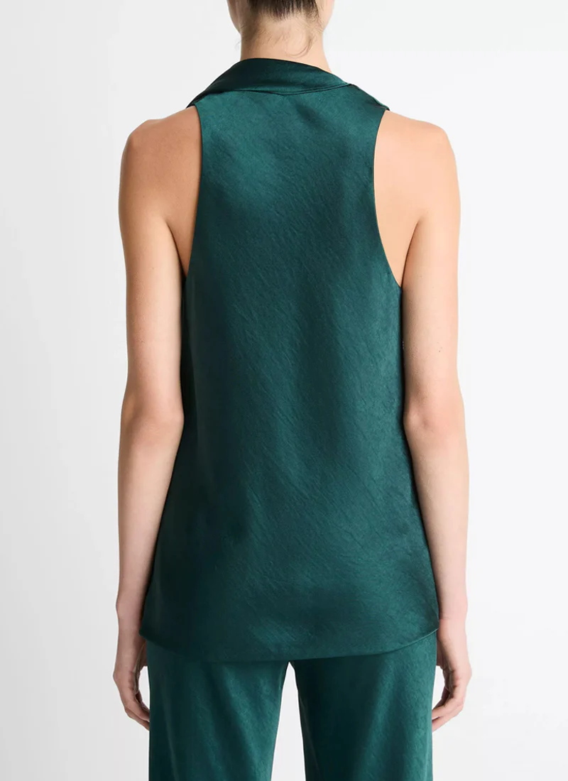 Satin Scarf Top - Image 2